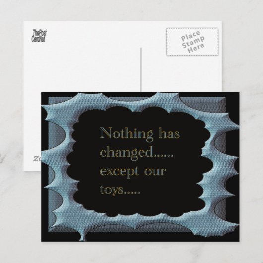 Er is niets veranderd briefkaart (Voorkant / Achterkant)