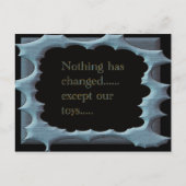 Er is niets veranderd briefkaart (Voorkant)