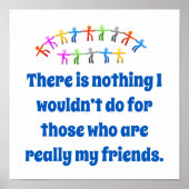 Er is niets wat ik niet zou willen doen - vriendsc poster (Voorkant)