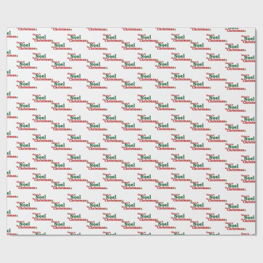 Er is Noel in Kerstmis (Roman Bold V1) Cadeaupapier (Vlak)