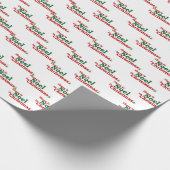 Er is Noel in Kerstmis (Roman Bold V1) Cadeaupapier (Hoek)