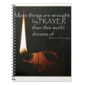 Er is nog veel te doen met gebed notitieboek (Voorkant)