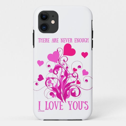 ER IS NOOIT GENOEG HOE IK VAN JULLIE valentijn KRI Case-Mate iPhone Case (Achterkant)