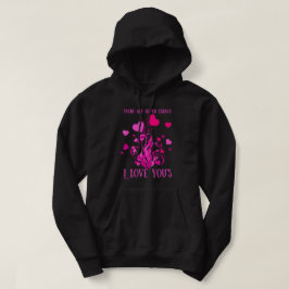 ER IS NOOIT GENOEG HOE IK VAN JULLIE valentijn KRI Hoodie