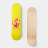 ER IS NOOIT GENOEG HOE IK VAN JULLIE valentijn KRI Persoonlijk Skateboard (Voorkant)