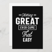 Er is nooit iets moois gebeurd dat de eenvoudige m bedankkaart (Voorkant / Achterkant)