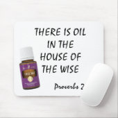 Er is olie in het Huis van de Wijs Muismat (Met muis)