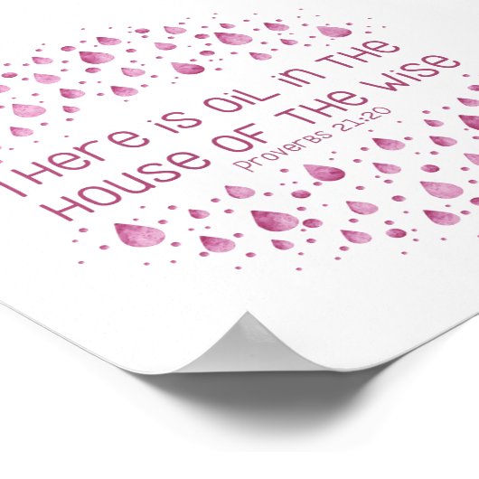 Er is olie in het Huis van het Poster van Wise (Hoek)