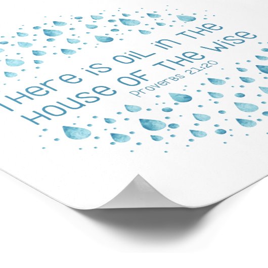 Er is olie in het Huis van het Poster van Wise (Hoek)