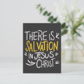 Er is redding in Jezus Christus Briefkaart (Staand voorkant)