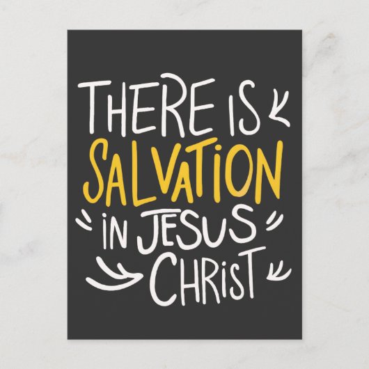 Er is redding in Jezus Christus Briefkaart (Voorkant)