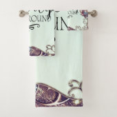 Er is schitterend overal rond Butterflies en Rozen Bad Handdoek (Insitu)