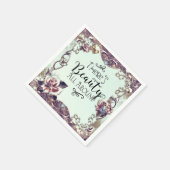 Er is schitterend overal rond Butterflies en Rozen Servetten (Hoek)