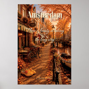 Er Is Schoonheid Die Lange Weg Amsterdam Kunst Poster