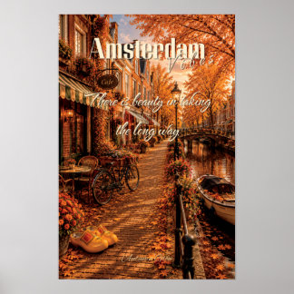 Er Is Schoonheid Die Lange Weg Amsterdam Kunst Poster