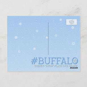 Er is 'sneeuw' die ons nu stopt Buffalo Briefkaart