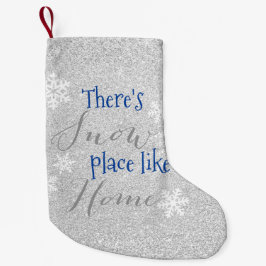 Er is SNEEUWPLAATS zoals thuis! Winter Snowflake Kleine Kerstsok