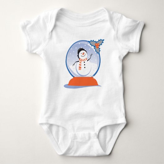 Er is "Snowbody" zoals ik Snowglobe Design Romper (Voorkant)