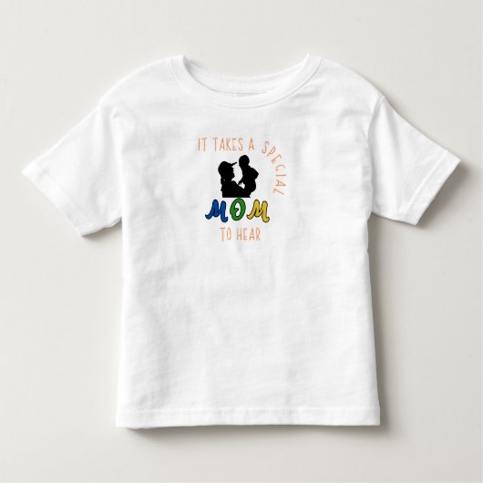 Er is speciale mam voor nodig om autisme te horen kinder shirts (Voorkant)