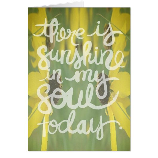 Er is Sunshine in mijn sol (Voorkant)