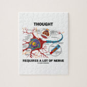 Er is veel zenuwen nodig (neuron/synapse) legpuzzel (Verticaal)