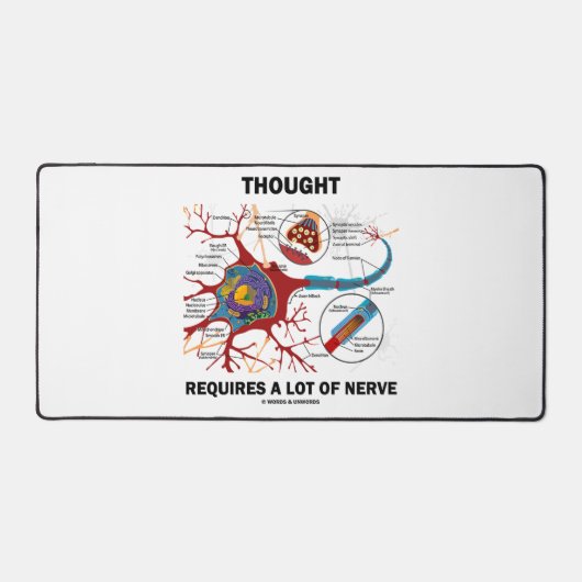 Er is veel zenuwsynapse nodig bureaumat (Voorkant)