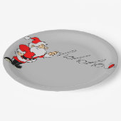 Er is wat Ho Ho Ho's Kerstman Papieren Bordje (Gekanteld)