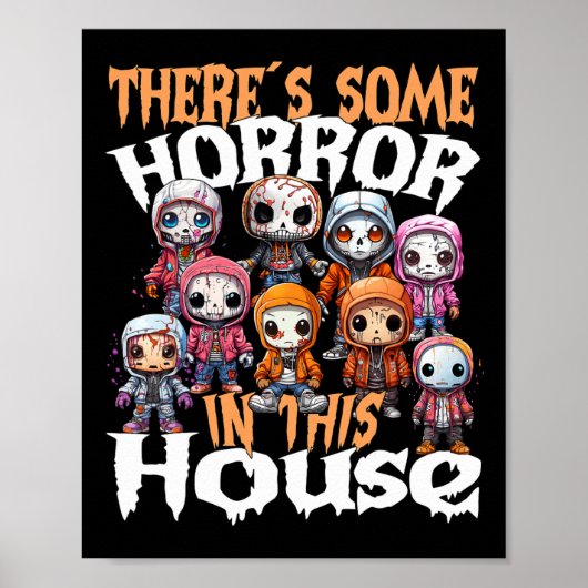 Er is wat horror in dit huis poster (Voorkant)