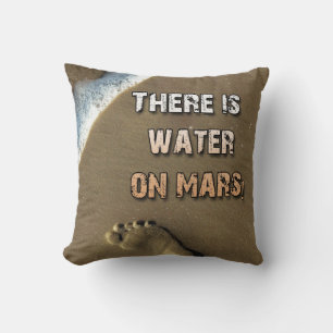 Er is water op Mars Pillow! Kussen