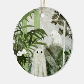 Er is weer een geest in de kas... keramisch ornament (Links)