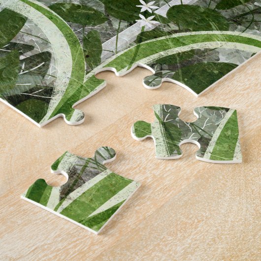 Er is weer een geest in de kas... legpuzzel (Zijkant)