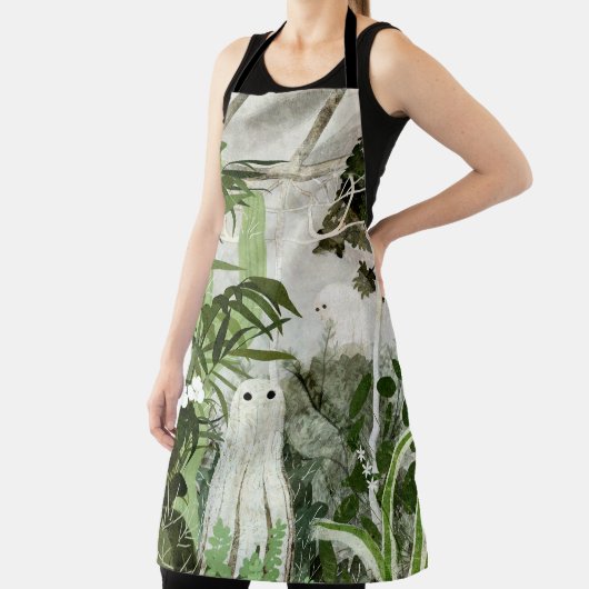 Er is weer een geest in de kas... schort (Insitu)