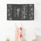 Er is weinig sneeuwvlok op weg naar zilver Baby sh Spandoek (Insitu)