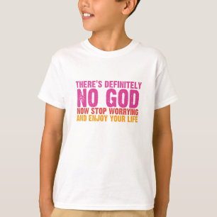 Er is zeker geen God (Verticaal) T-shirt