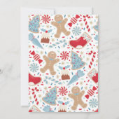 Er is zo'n lief kerstkoekje verjaardagsfeestje kaart (Achterkant)