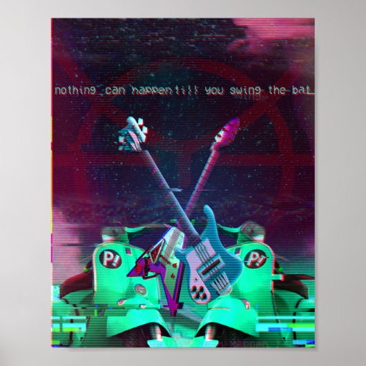 er kan niets gebeuren tot je de knuppel zingt poster (Voorkant)