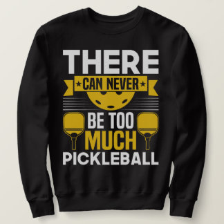 Er kan nooit te veel pickleball zijn trui