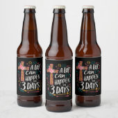 Er Kan Veel Gebeuren In 3 Dagen Jezus Pasen Bier Etiket (Flessen)