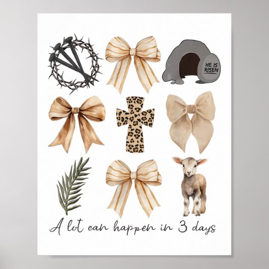 Er kan veel gebeuren in drie dagen Coquette Bow Ch Poster (Voorkant)