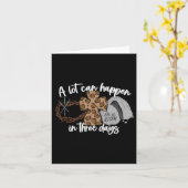 Er kan veel gebeuren in drie dagen dat vrouwen Chr Kaart (Gele Bloem)