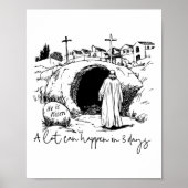 Er kan veel gebeuren over 3 dagen Christelijke paa Poster (Voorkant)