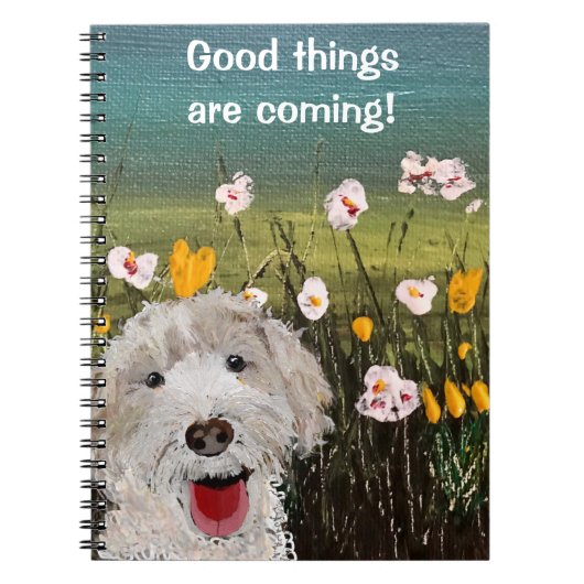 Er komen goede dingen notitieboek (Voorkant)