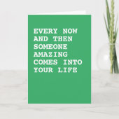 Er komt een geweldig iemand in je leven kaart (Voorkant)