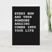 Er komt een geweldig iemand in je leven kaart (Voorkant)