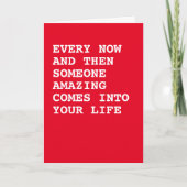 Er komt een geweldig iemand in je leven kaart (Voorkant)