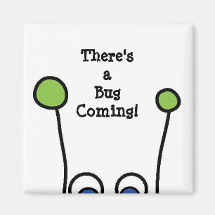 Er komt een insect aan! magneet