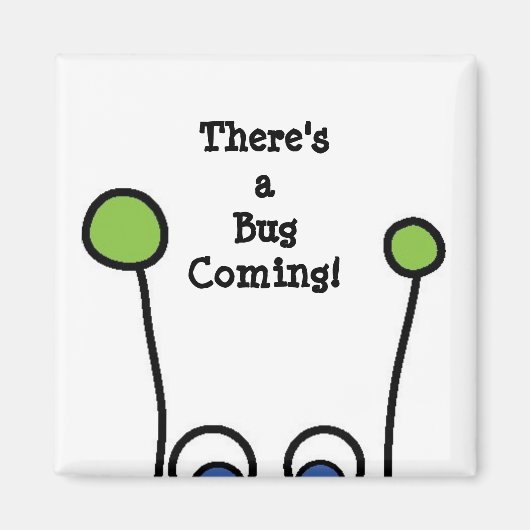 Er komt een insect aan! magneet (Voorkant)