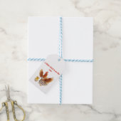 Er komt een klein kuiken aan cadeaulabel (Met Touw)
