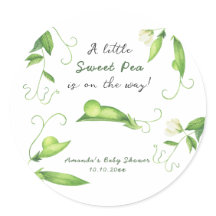 Er komt een klein zoete erwtje aan Baby Shower