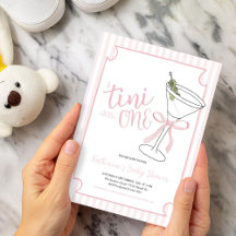 Er komt een kleine aan Pink Strepen Baby Shower